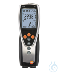 testo 735-1 - Temperatuur meetinstrument (3-kanaals) Het testo 735-1 temperatuurmeetinstrument...